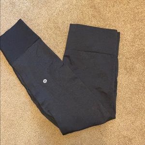 Lululemon Charcoal Cropped Leggings